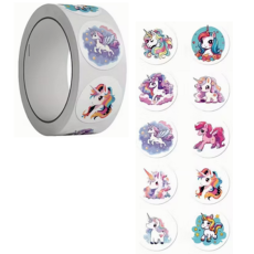 Unicorn Curl Stickers